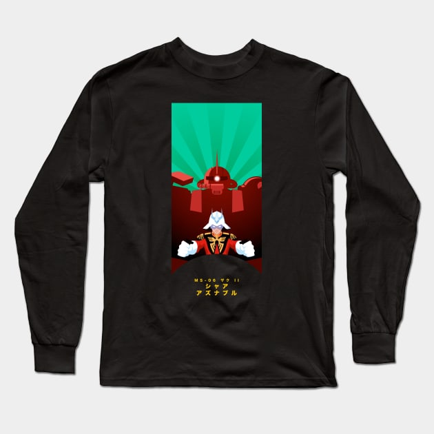 131 Classic Zaku Long Sleeve T-Shirt by Yexart